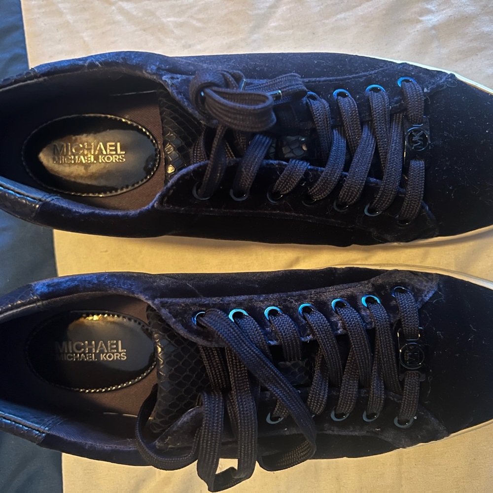 Michael Kors Kyle Slip On Velvet Sneakers